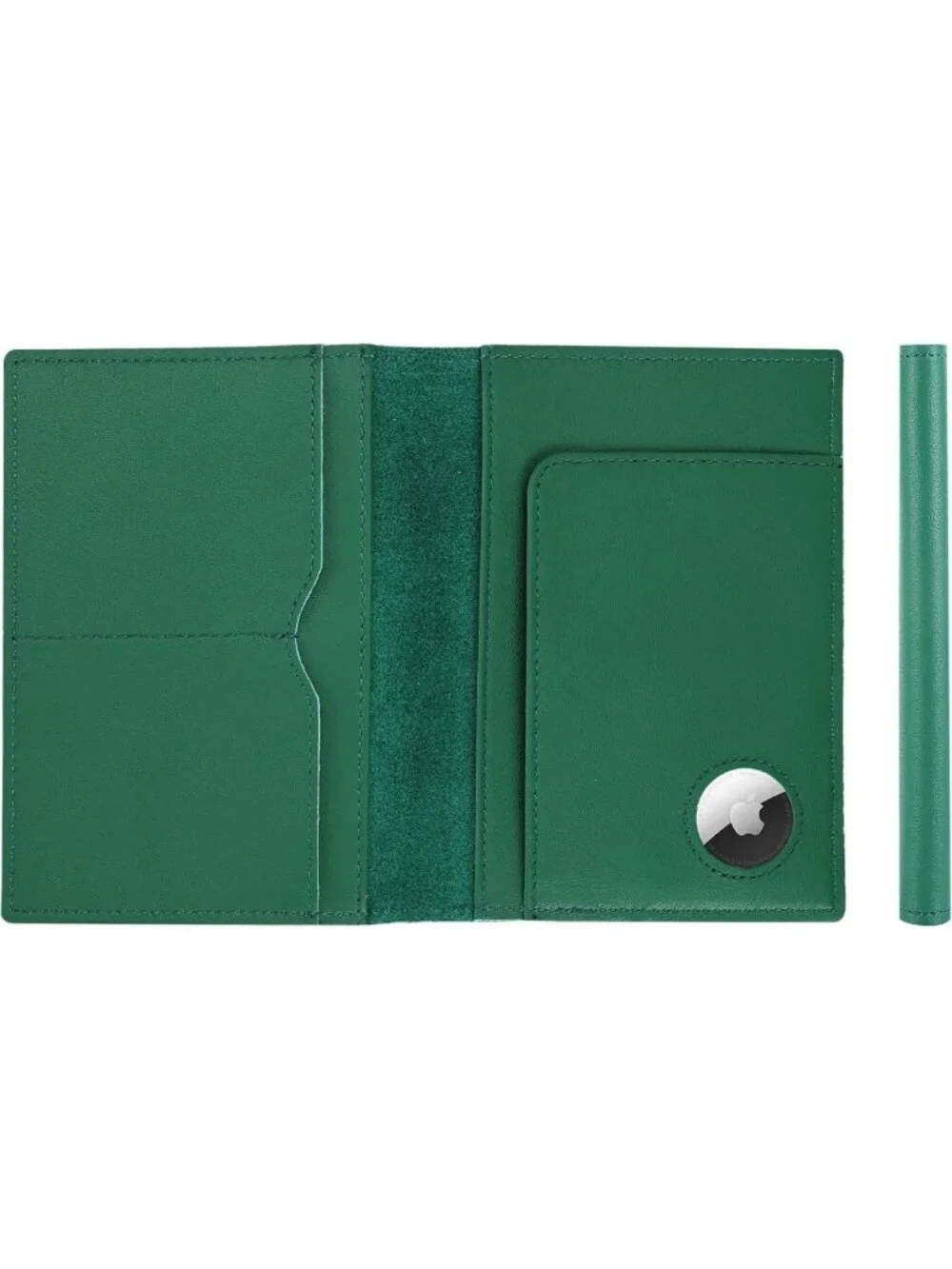 Minimalist Leather Passport Holder, RFID Blocking Travel Wallet, Slim Bifold